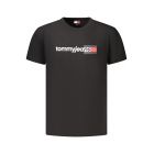 TOMMY HILFIGER , Ανδρικό κοντομάνικο T-shirt Μαύρο, DM0DM23406