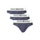 BIKKEMBERGS Ανδρικά Σλιπ 3 Pack  Μπλε BKK1USP10TR