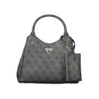 GUESS JEANS γυναικεία μαύρη τσάντα Lorella Logo SG248422