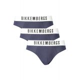 BIKKEMBERGS Ανδρικά Σλιπ 3 Pack  Μπλε BKK1USP10TR