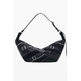 DESIGUAL Γυναικεία Μαύρη Τσάντα Ώμου Fibonacci Munster 2.0 25WAKP73
