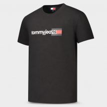 TOMMY HILFIGER , Ανδρικό κοντομάνικο T-shirt Μαύρο, DM0DM23406