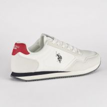 U.S. POLO ASSN. Ανδρικά Sneakers HAPPY001M6NH1_BIWHIRED – Λευκό