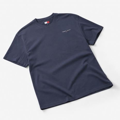 TOMMY HILFIGER ανδρικό κοντομάνικο T-shirt μπλε DM0DM21780