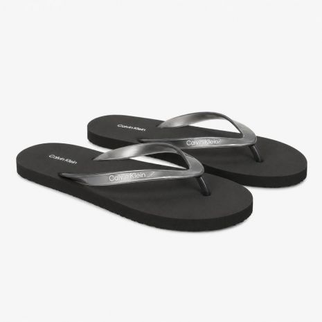 CALVIN KLEIN Γυναικείες Σαγιονάρες σε Μαύρο χρώμα, HW0HW02956