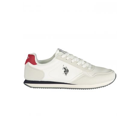 U.S. POLO ASSN. Ανδρικά Sneakers HAPPY001M6NH1_BIWHIRED – Λευκό