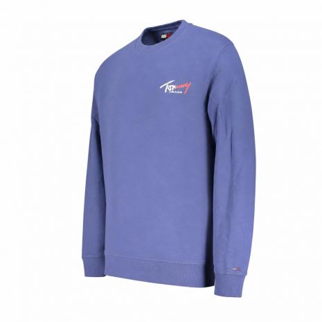 TOMMY HILFIGER Ανδρική Μπλε Φούτερ Μπλούζα DM0DM23116