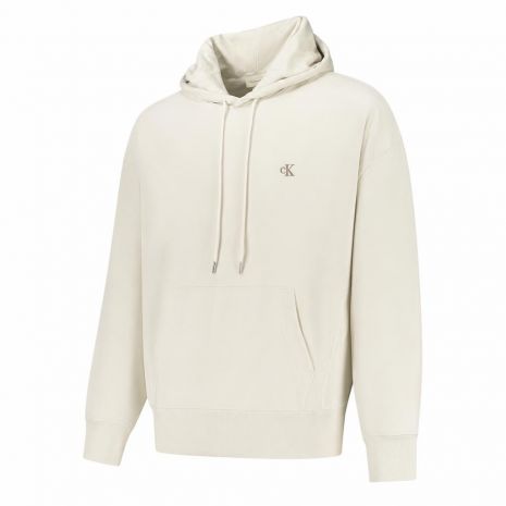 CALVIN KLEIN Ανδρική Μπλούζα Φούτερ με Κουκούλα Μπεζ  LV04RC278G