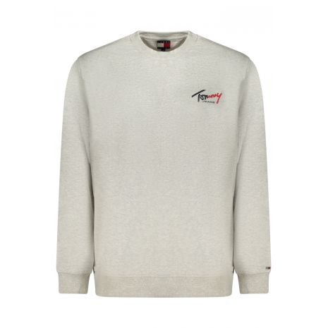 TOMMY HILFIGER Ανδρική Γκρι Φούτερ μπλούζα  DM0DM23116