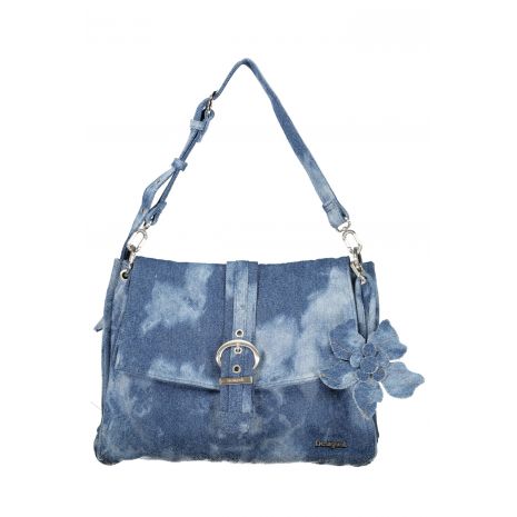 DESIGUAL γυναικεία τσάντα Posadas Denim Curio Μπλε 26WAKD07
