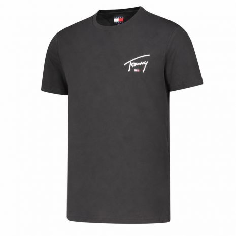 TOMMY HILFIGER Ανδρικό Κοντομάνικο T-Shirt Μαύρο DM0DM23550