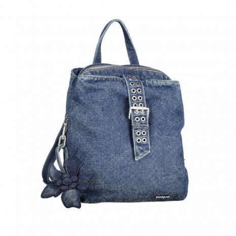 DESIGUAL γυναικείο mini σακίδιο πλάτης μπλε 26SAKD03