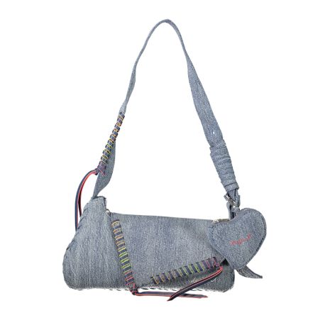 DESIGUAL Γυναικεία Τσάντα Ώμου Torio Altadena Denim Γαλάζια 26SAXD32