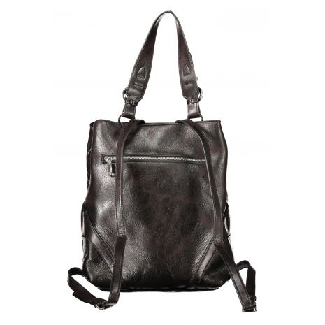 DESIGUAL γυναικείο μαύρο σακίδιο πλάτης Coriolis Sumy Straight 26WAKP20