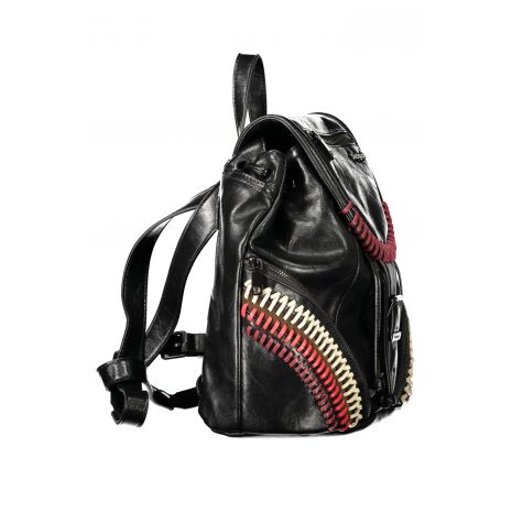 DESIGUAL Γυναικείο Μαύρο Σακίδιο Πλάτης 26WAKP01