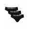BIKKEMBERGS Ανδρικά Slip 3 Pack Μαύρο BKK1USP10TR